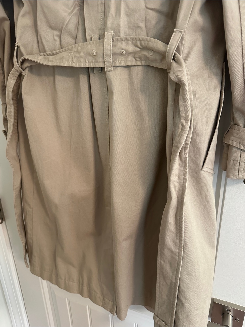 GAP - Khaki Double-Breasted Trench Coat - Picture 13 of 13